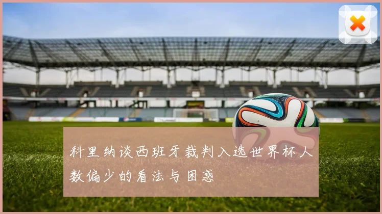 科里纳谈西班牙裁判入选世界杯人数偏少的看法与困惑