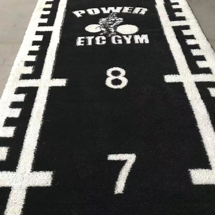 Customized black gym scale runway law 2m